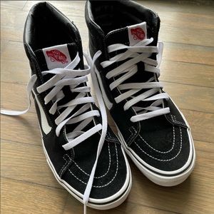 Vans black white sneakers sk8-hi